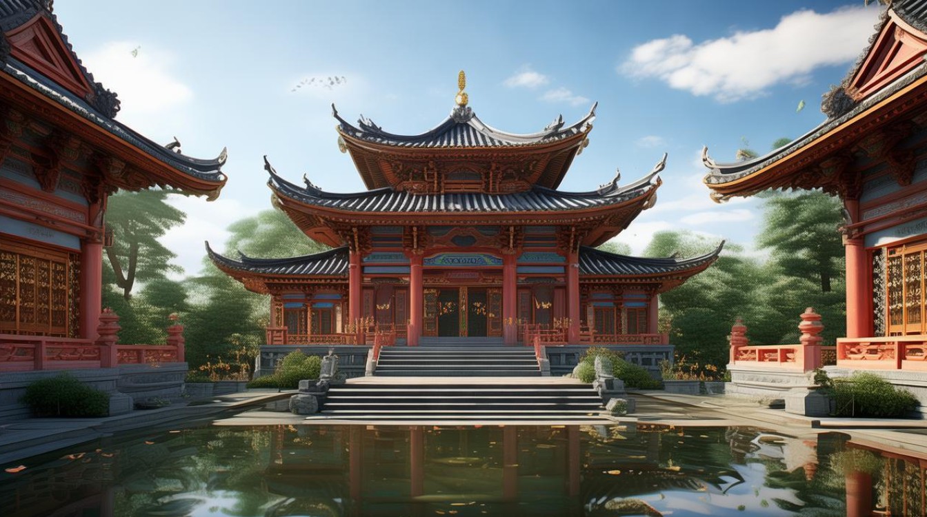 寺庙 三统一