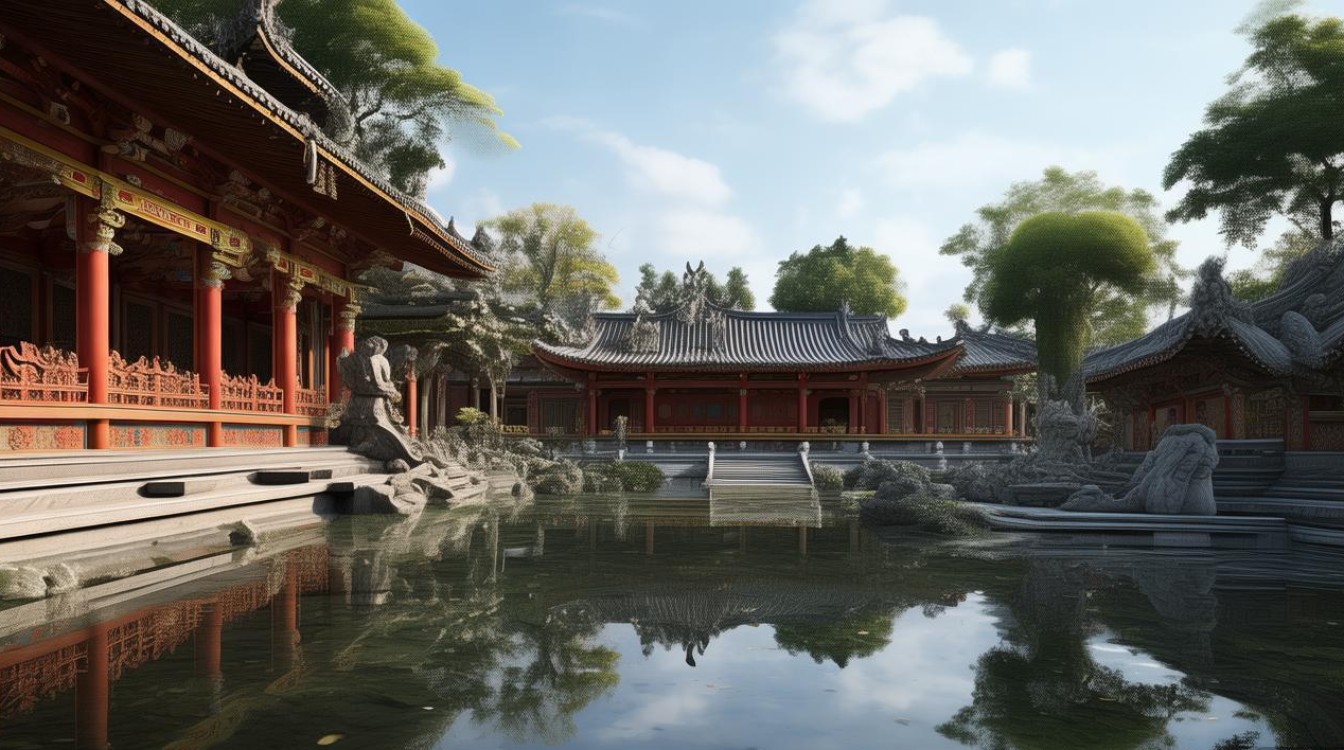 寺庙 三统一
