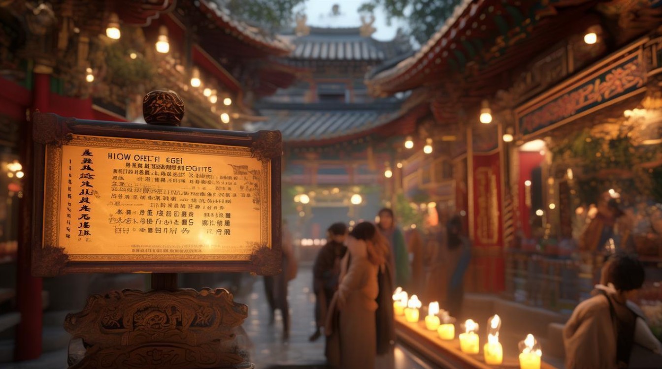怎样到寺庙供灯