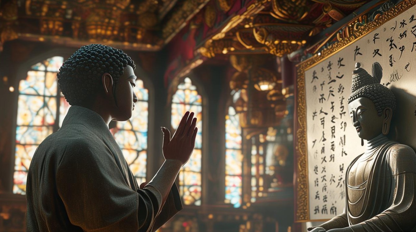 去寺庙和佛祖发誓