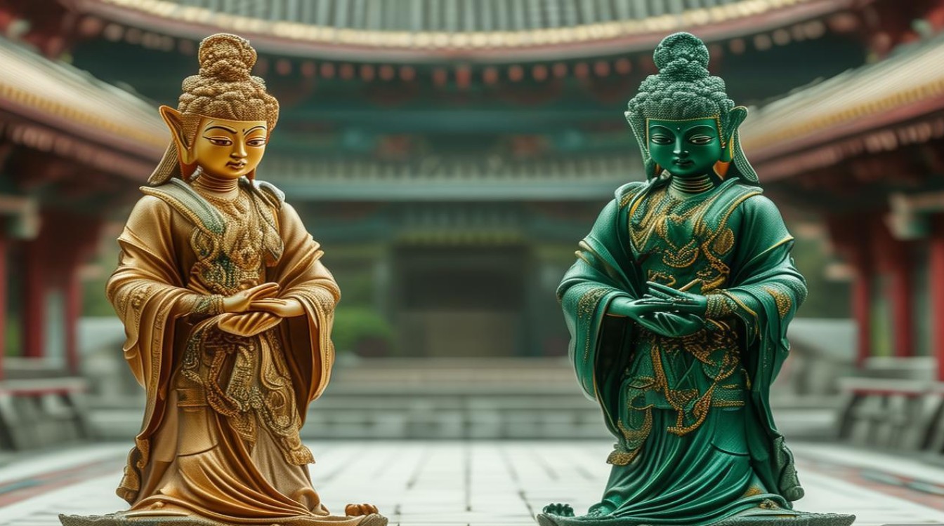 两尊菩萨失和