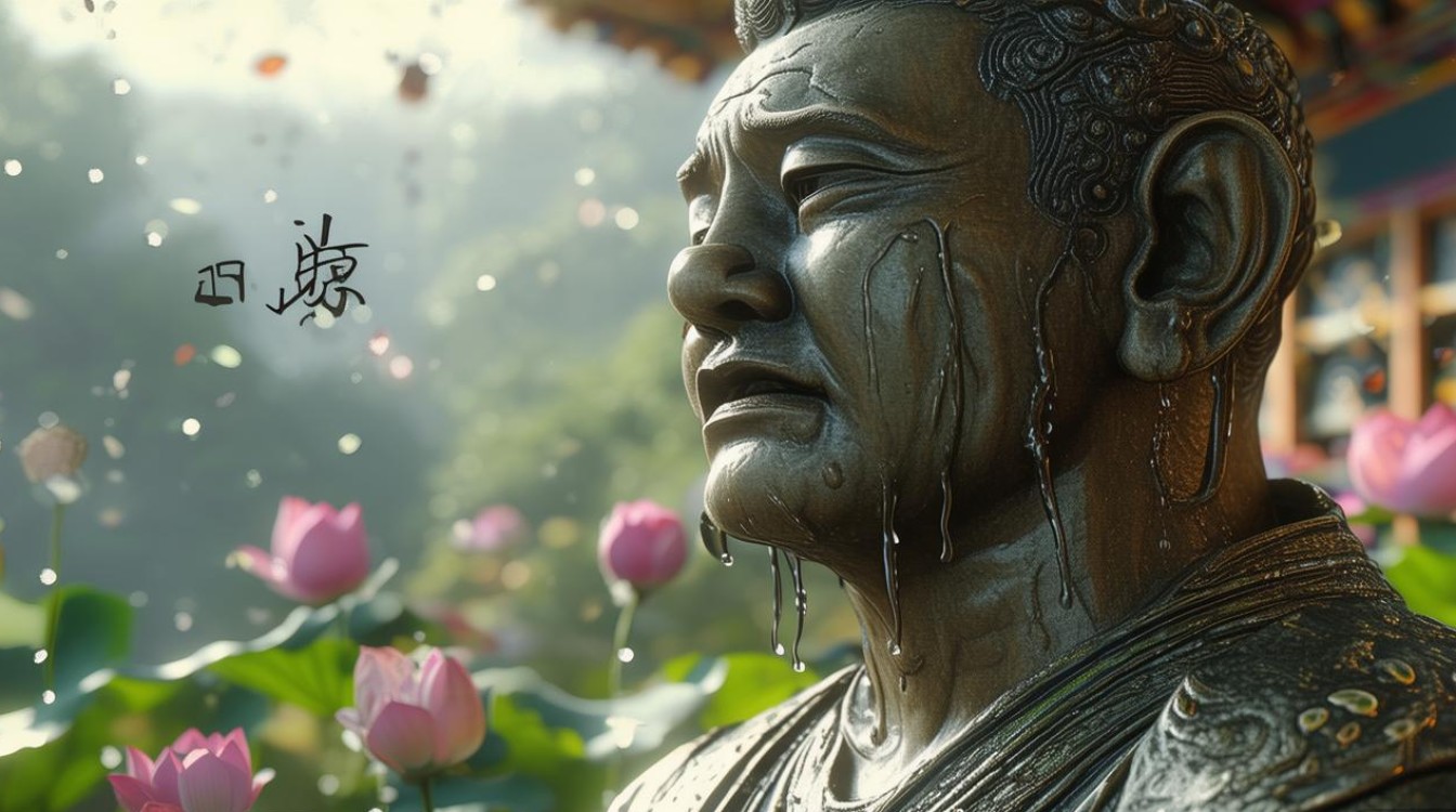 地藏菩萨哭了