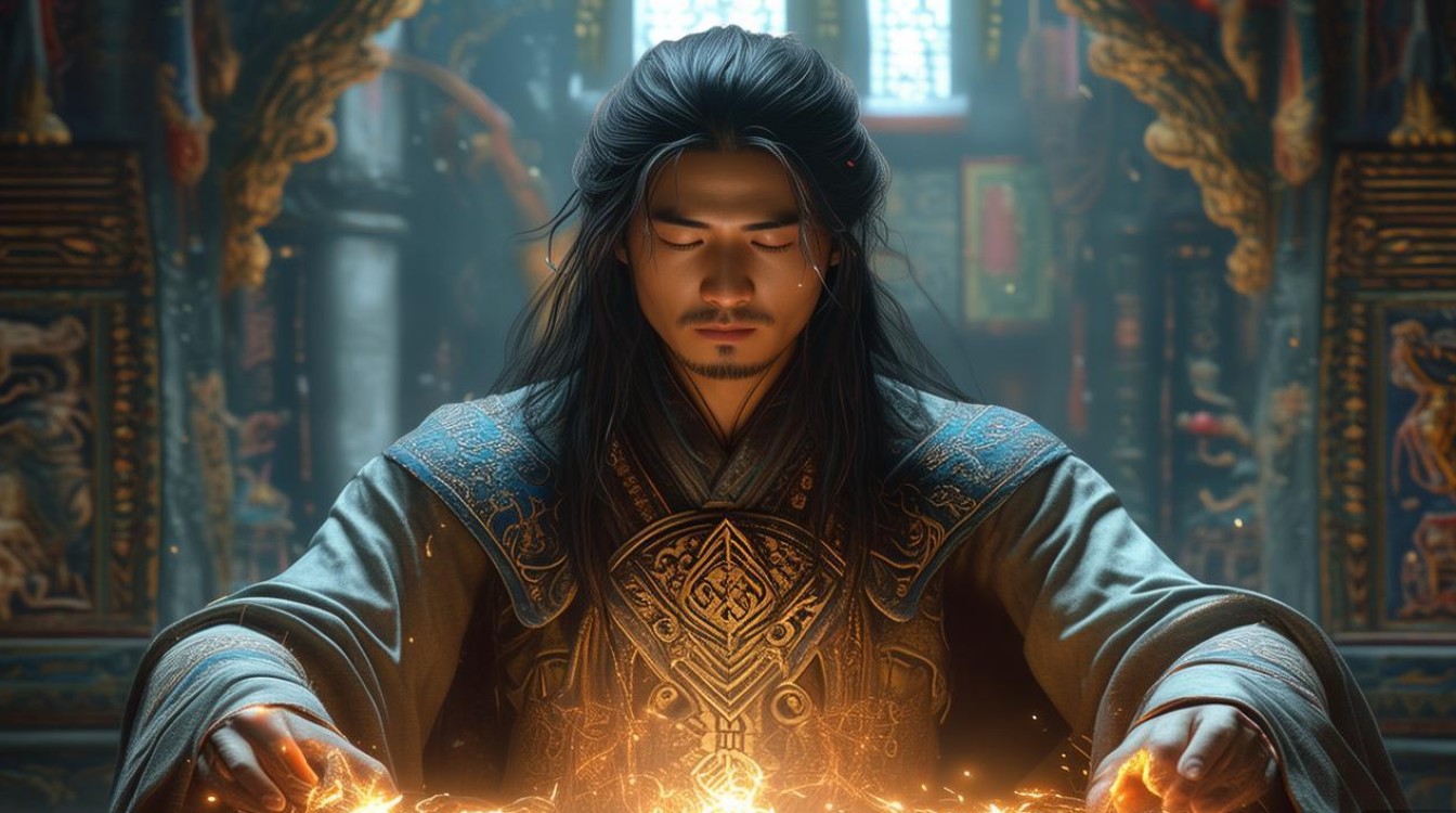 法师念诵灌顶咒