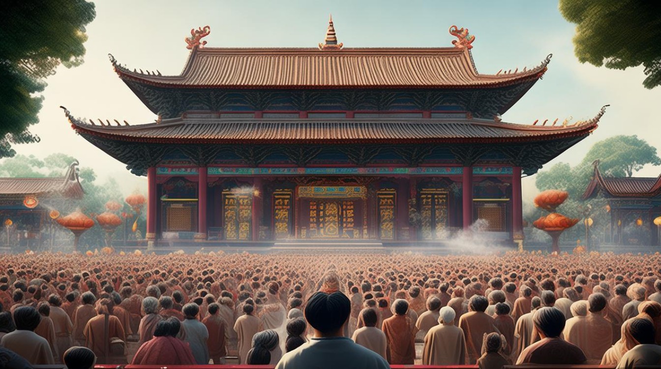形容寺庙法会的词语