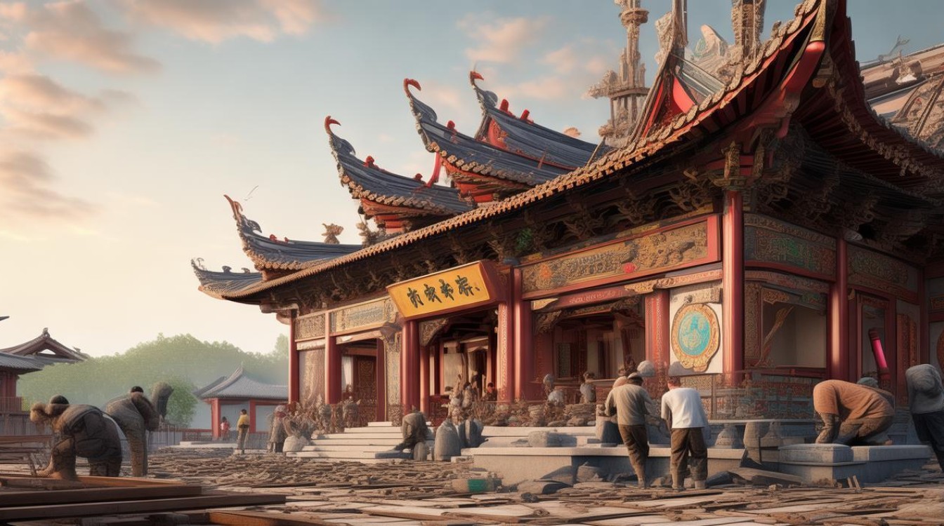 龙江县寺庙建设