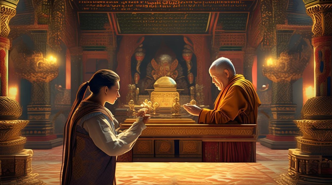 到寺庙给物件开光