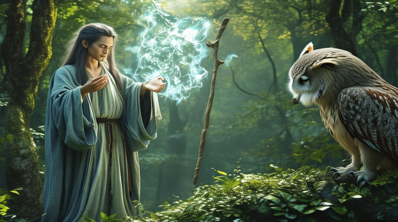 法师 动物 助念