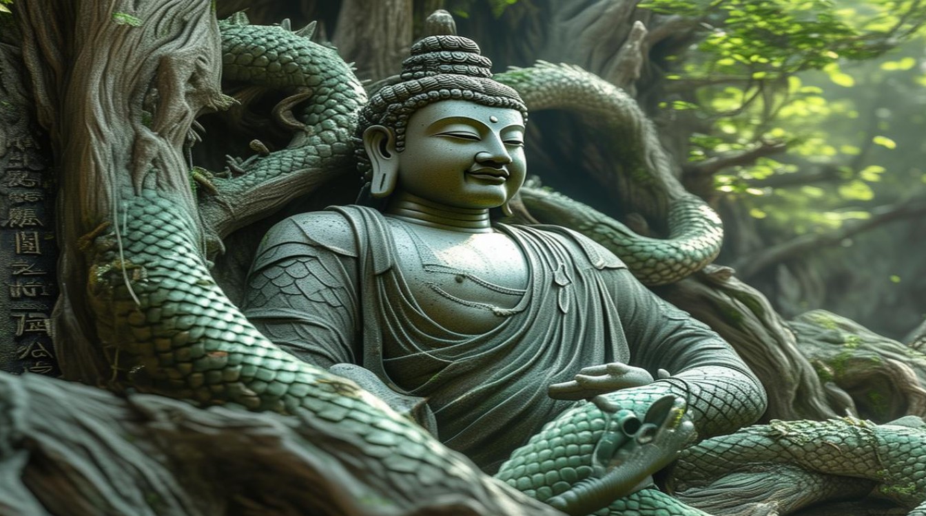 龙树菩萨 蛇 树枝