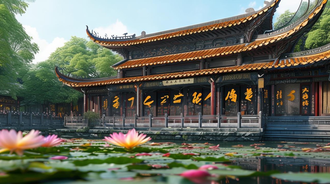 湛江赤坎寺庙水仙庙