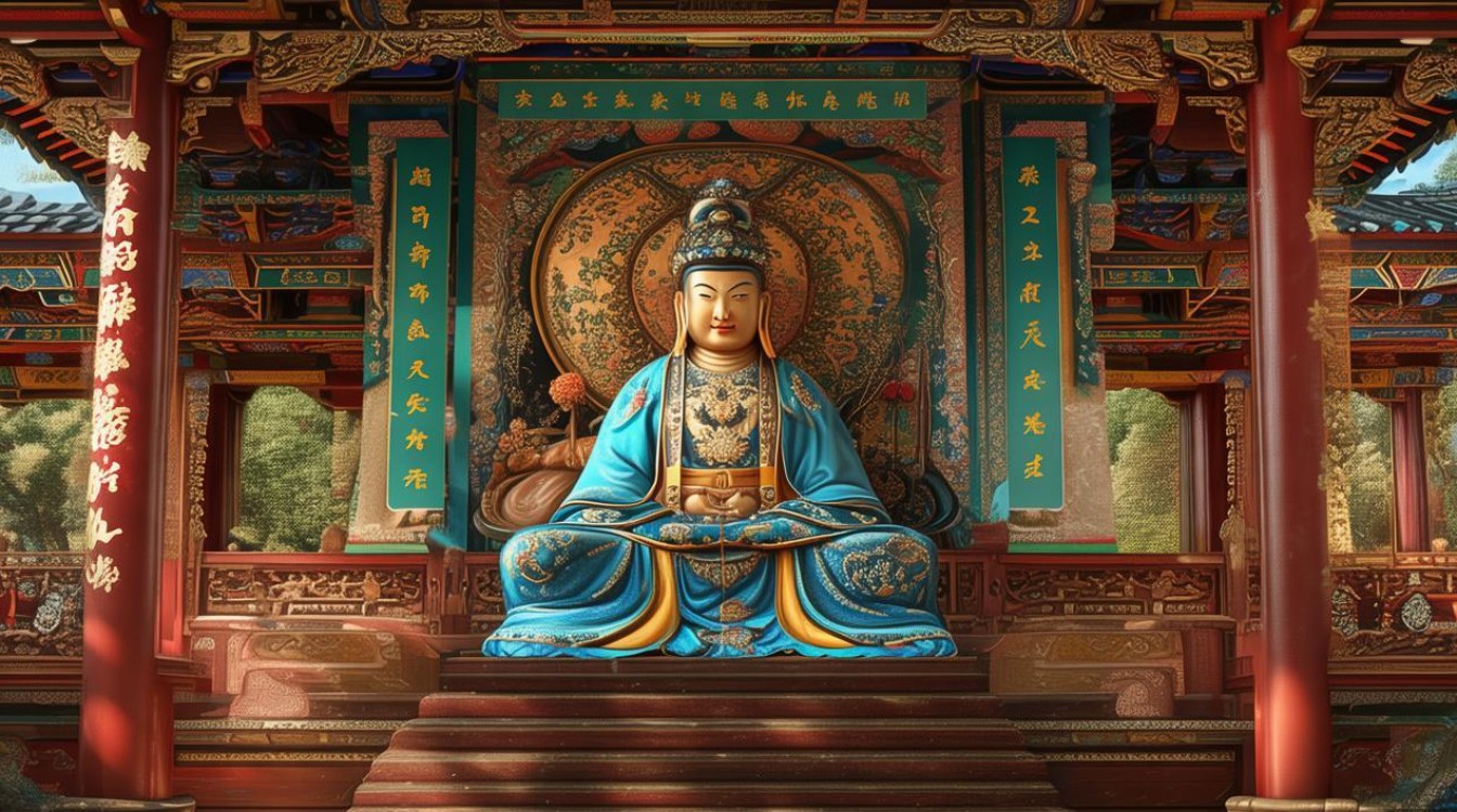 玉泉寺伽蓝菩萨