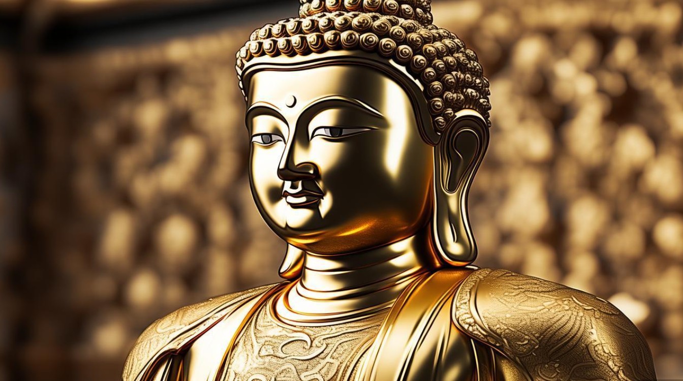 金色佛教圣像