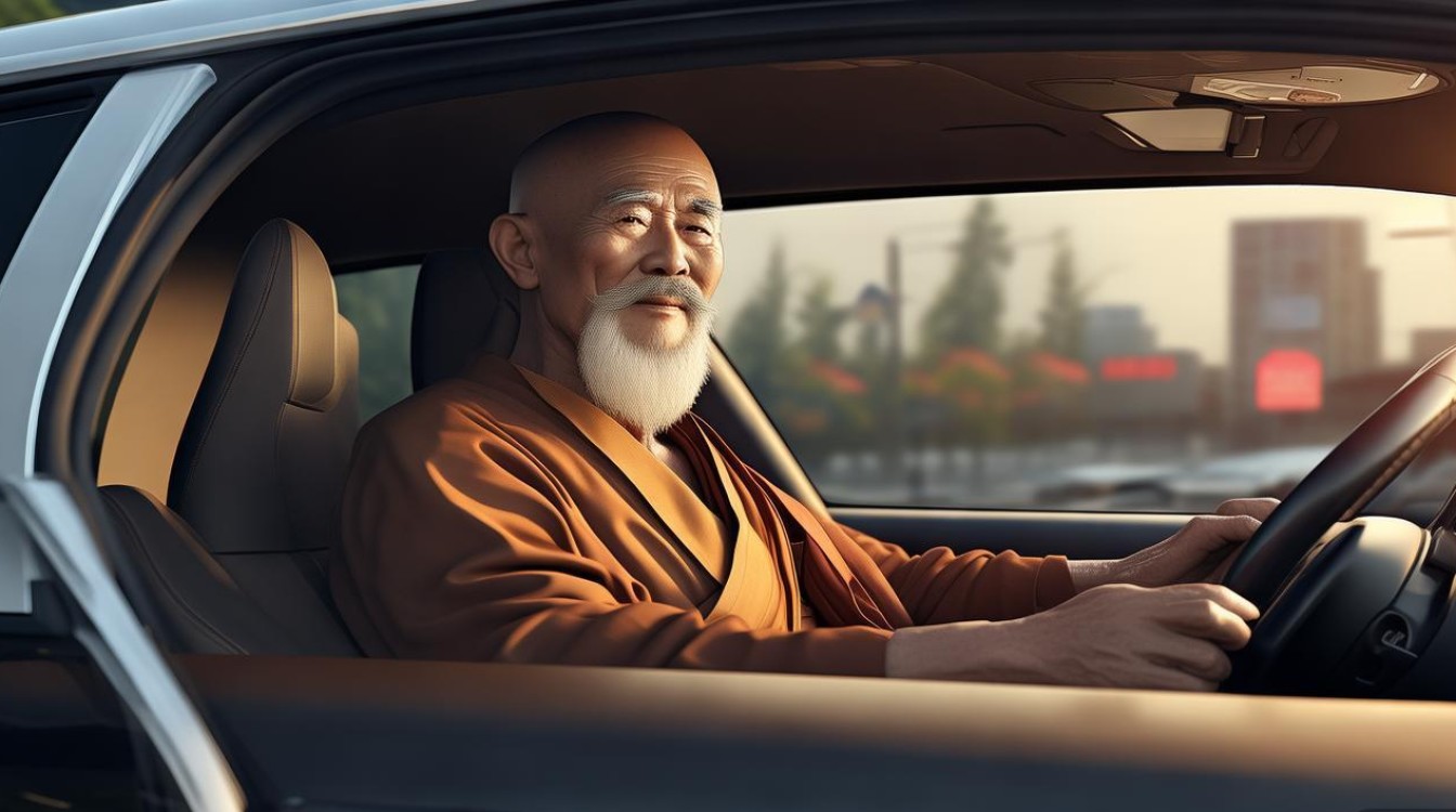 照睿法师开车