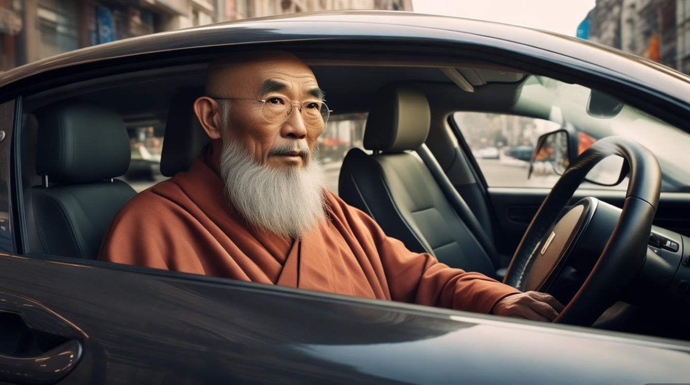 照睿法师开车