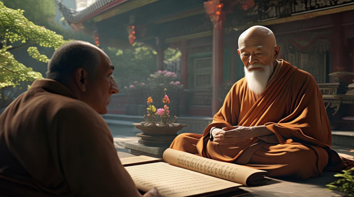 拜访慧深法师