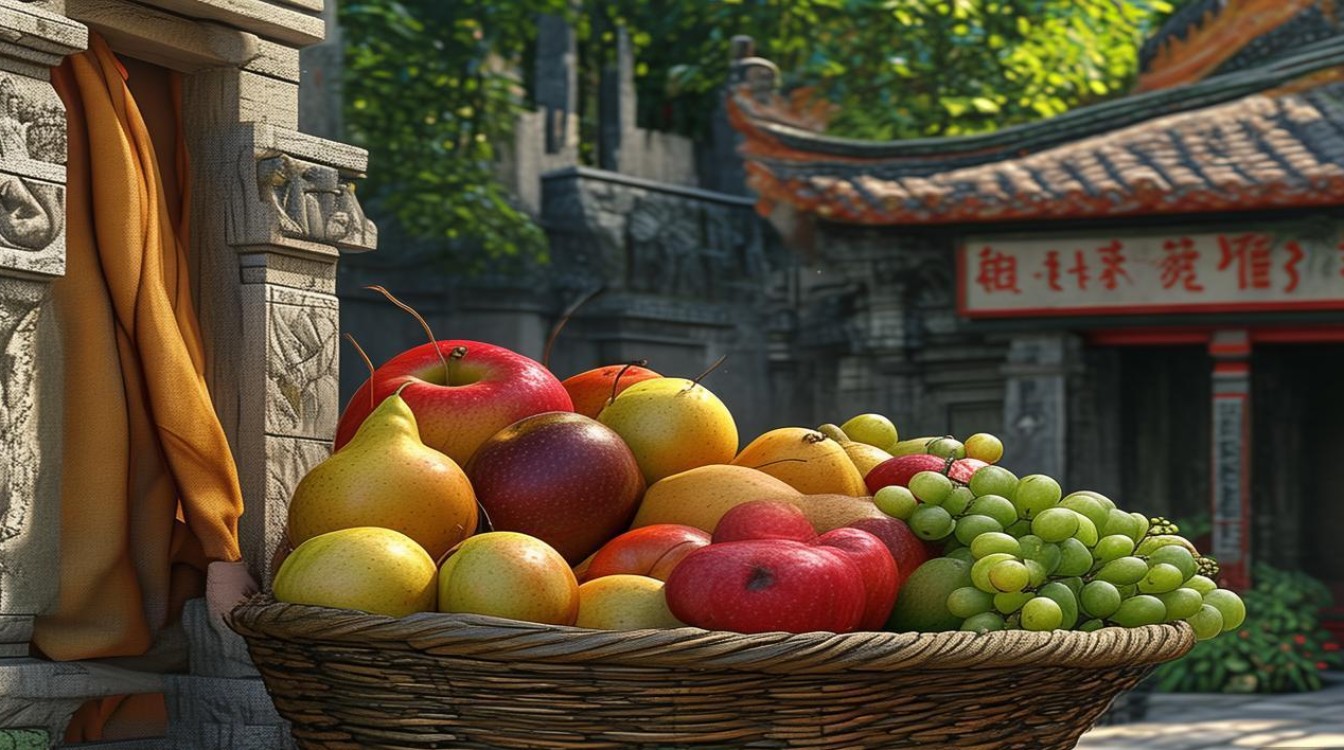 送寺庙的师傅水果