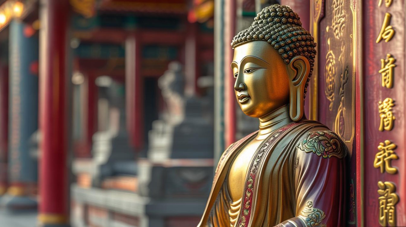 河北寺庙佛主像