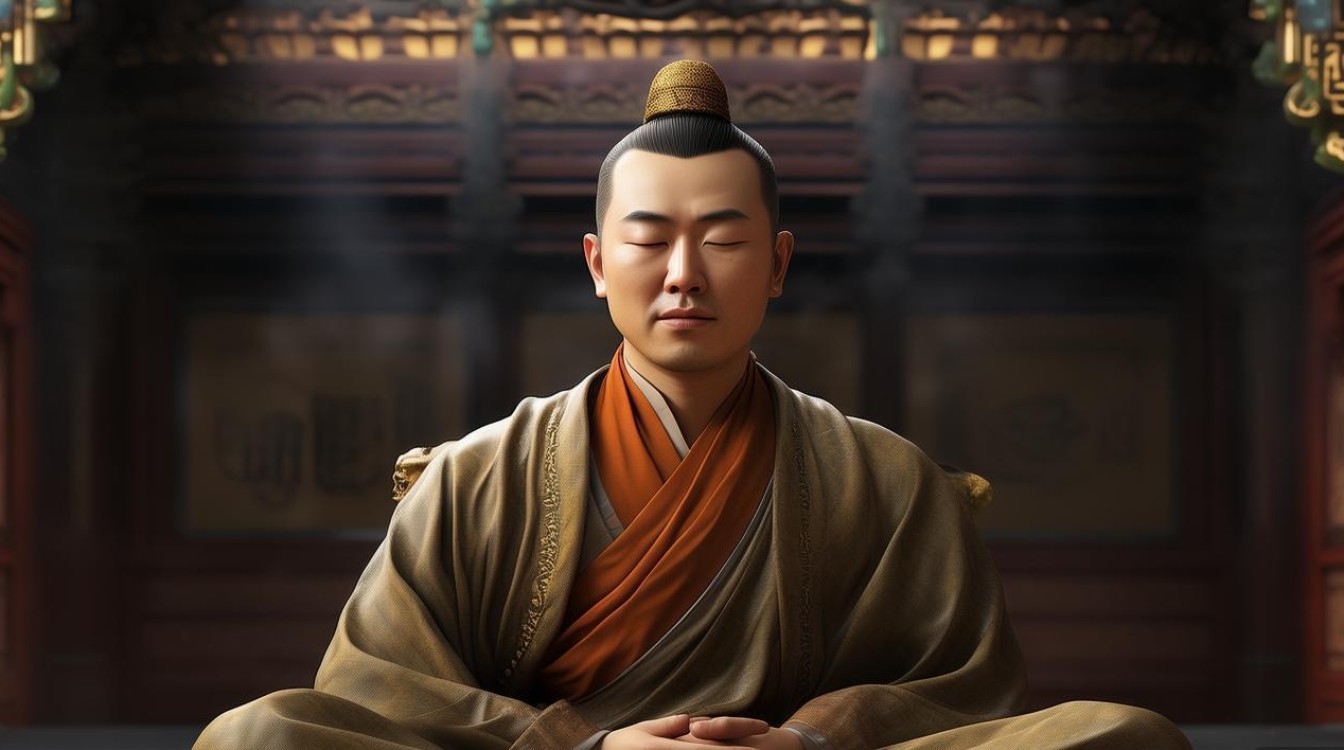 谛闲法师入定