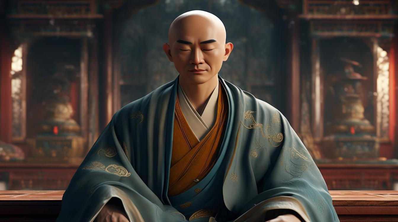 谛闲法师入定