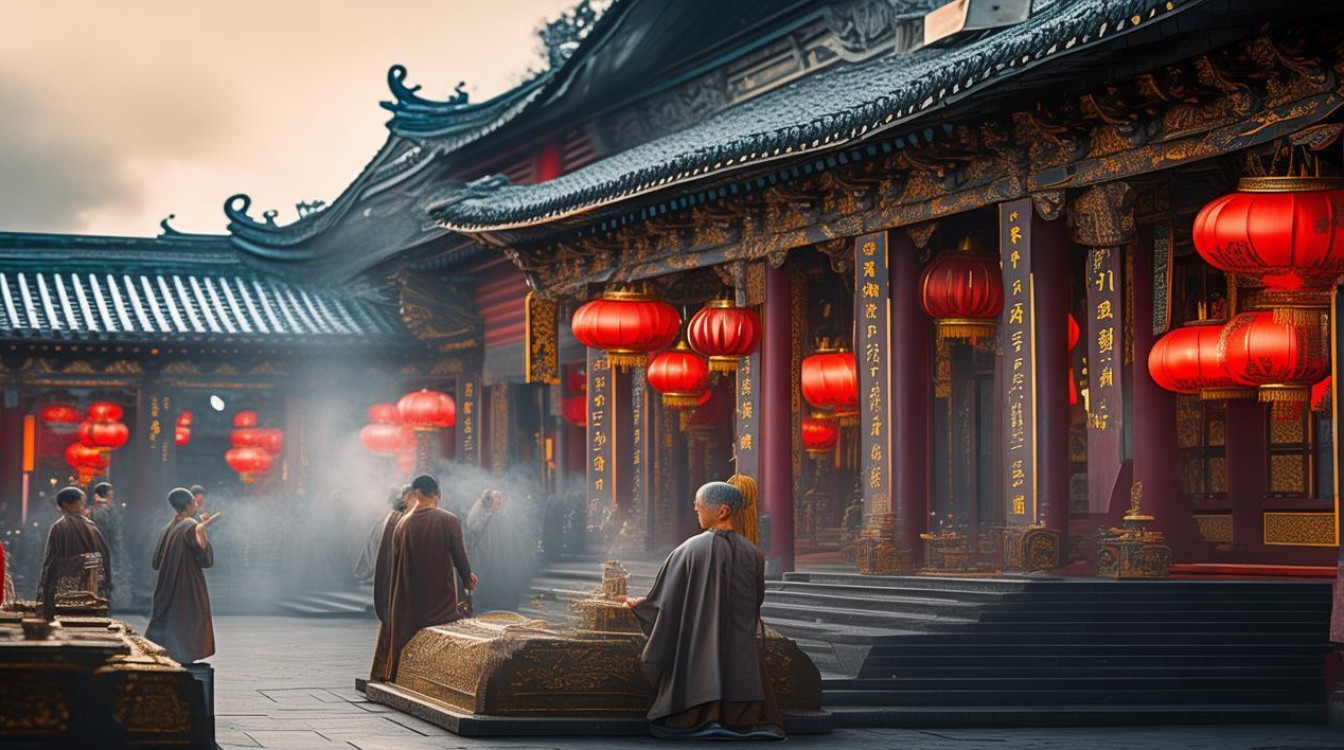 台湾寺庙早晚课视频