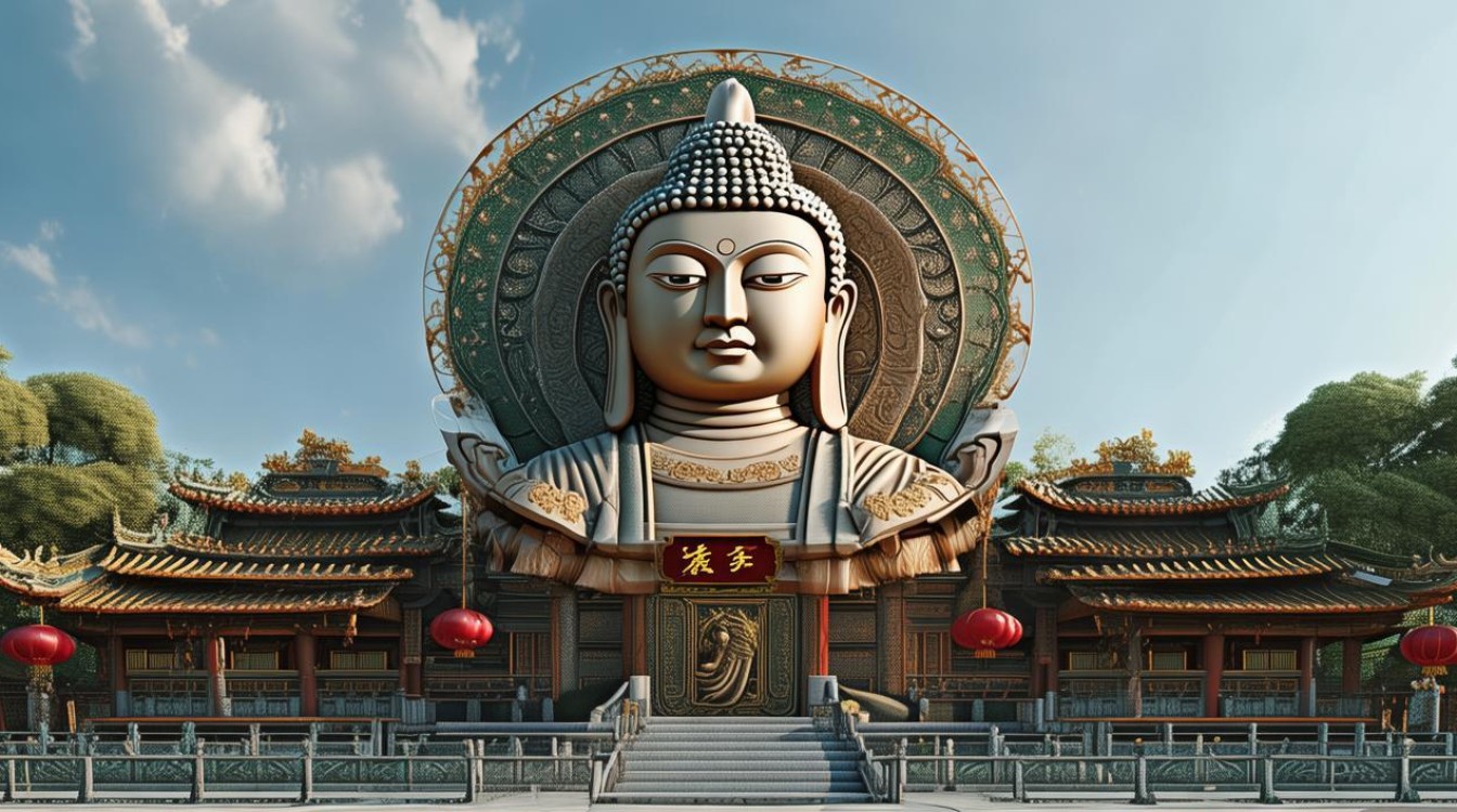 阿弥陀佛现身寺庙