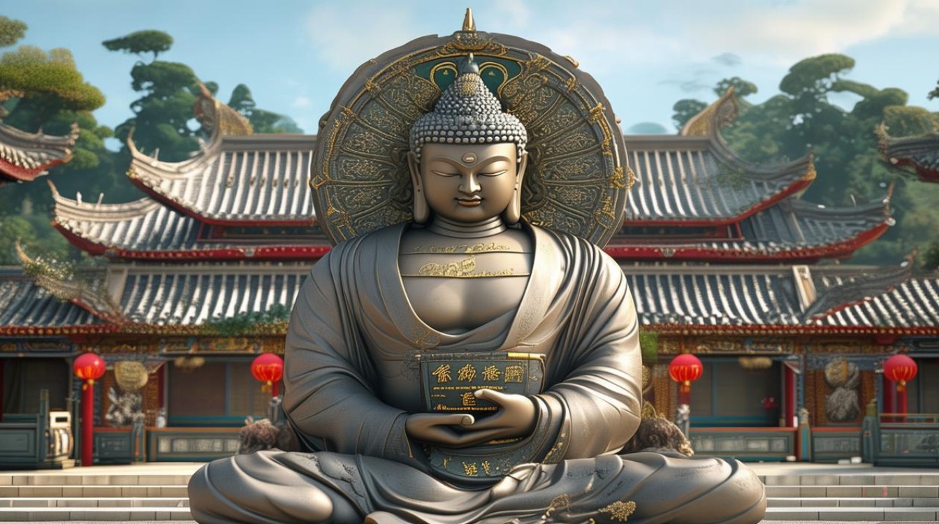 阿弥陀佛现身寺庙