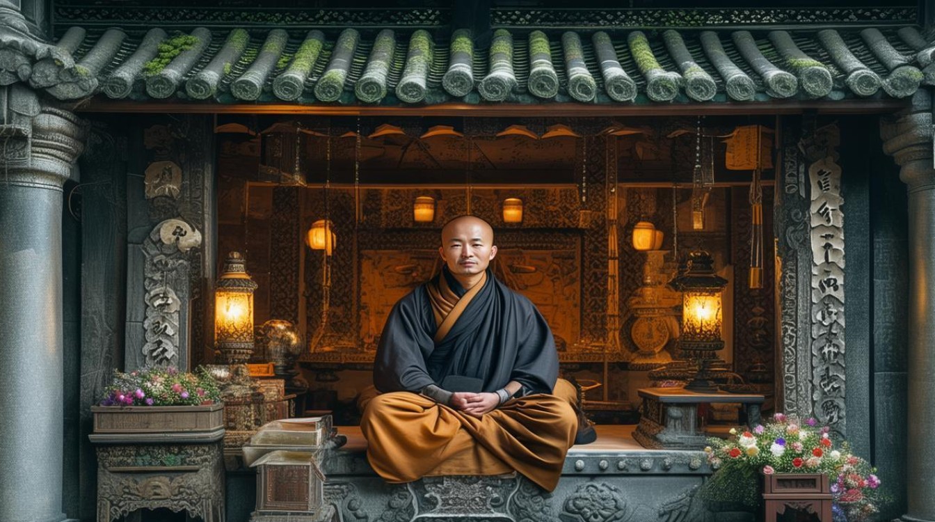 寺庙法师的生活