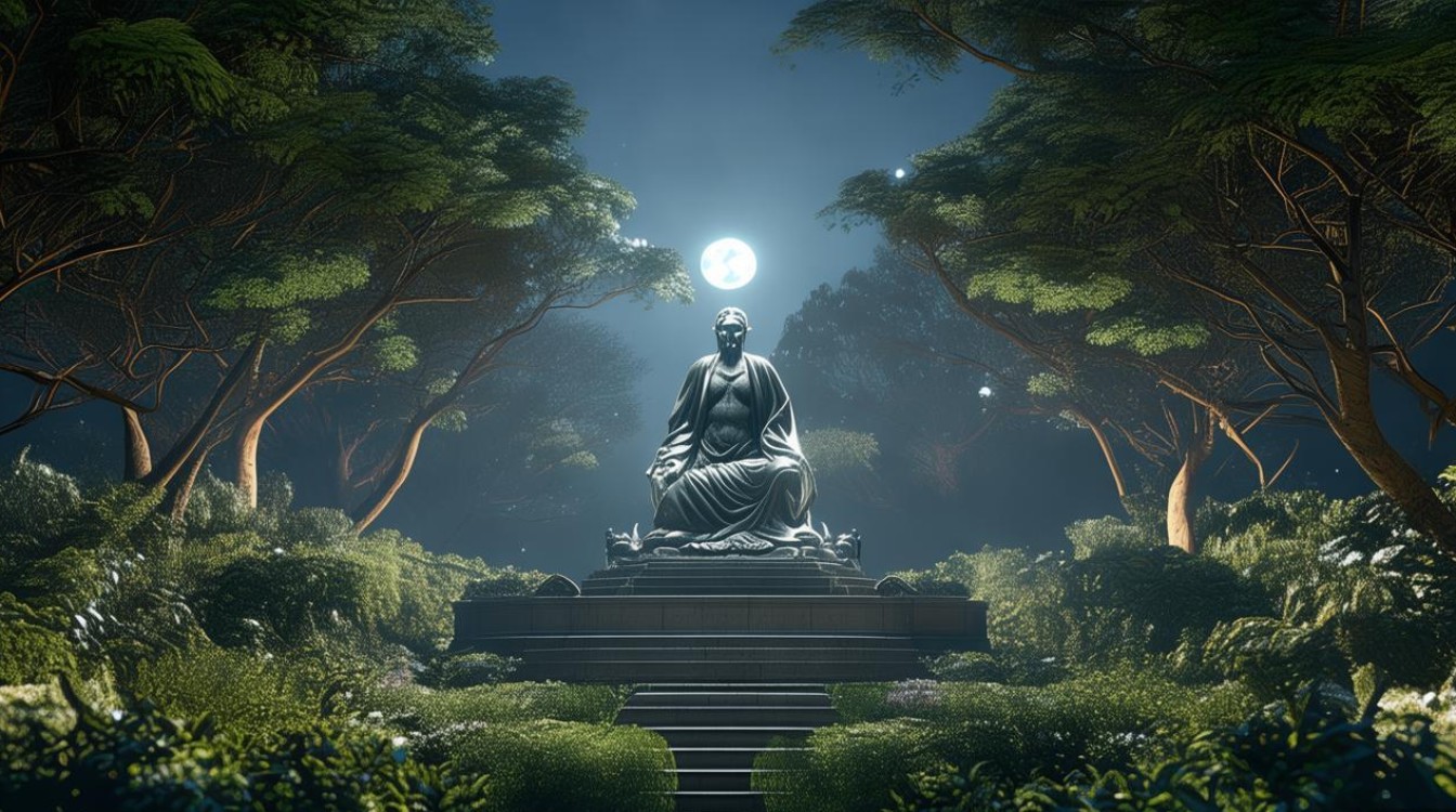 月光偏照菩萨