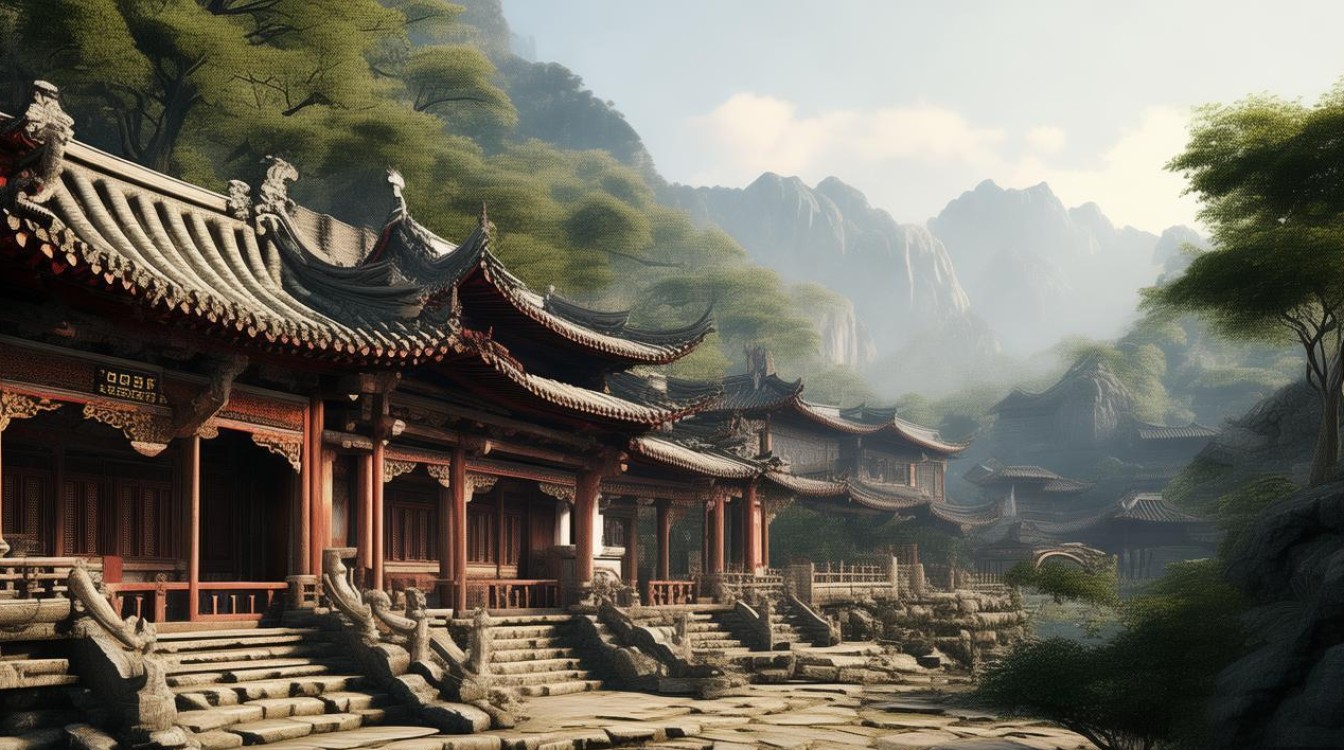 保定凤凰山 寺庙