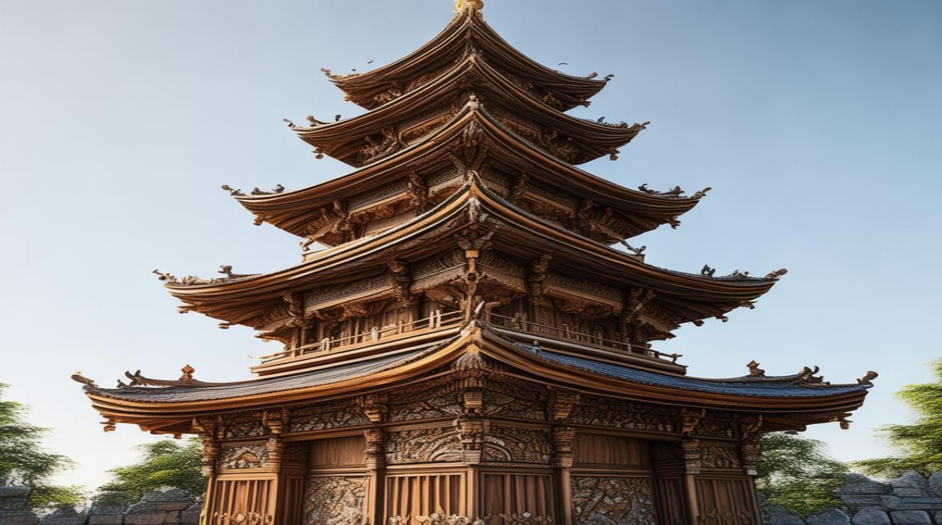 寺庙塔怎么做