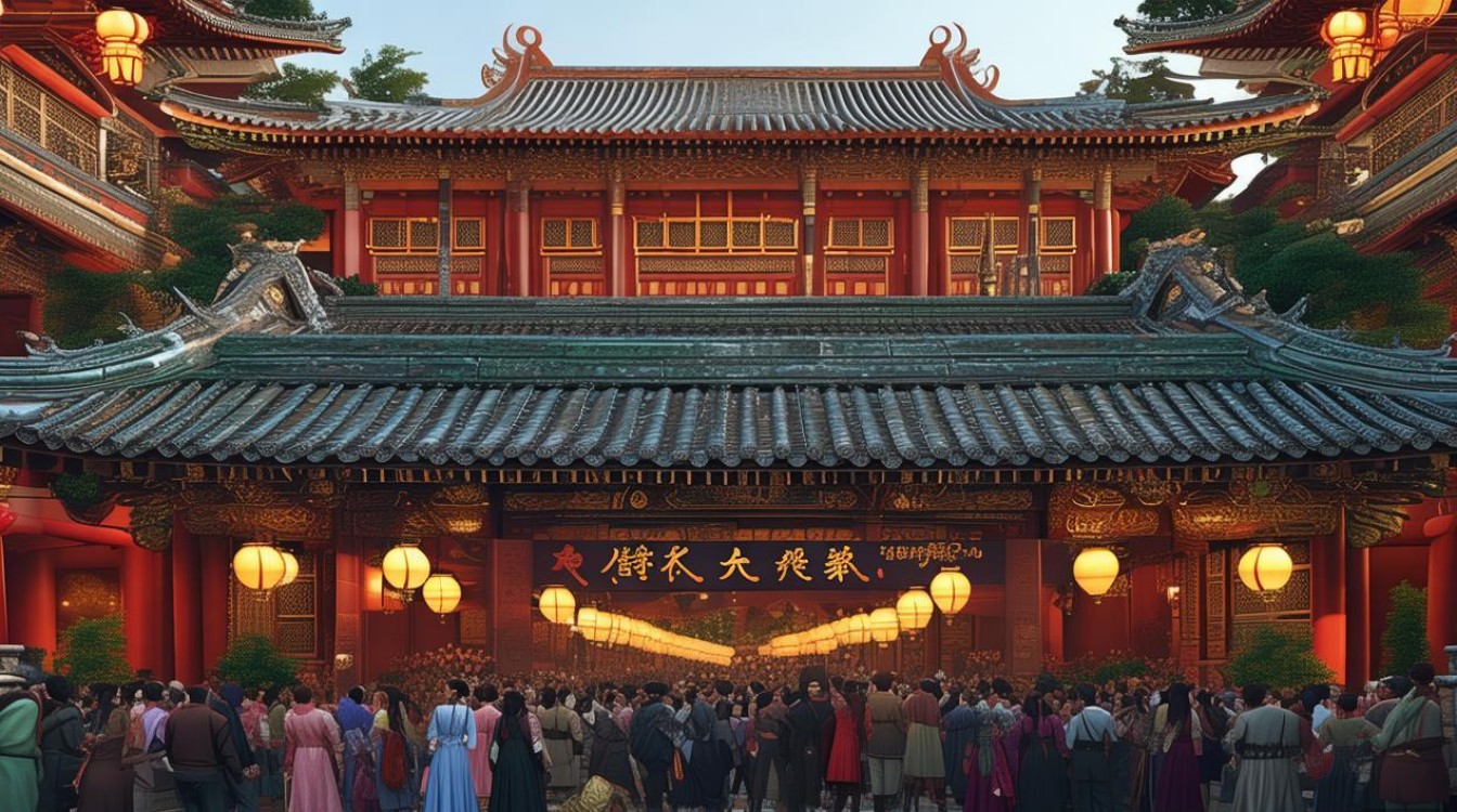 东林寺佛教晚会