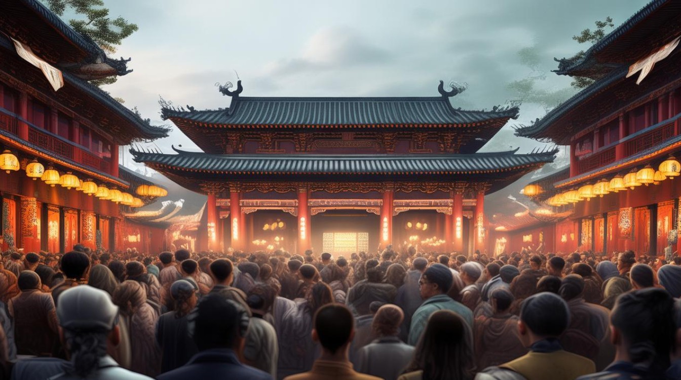 东林寺佛教晚会