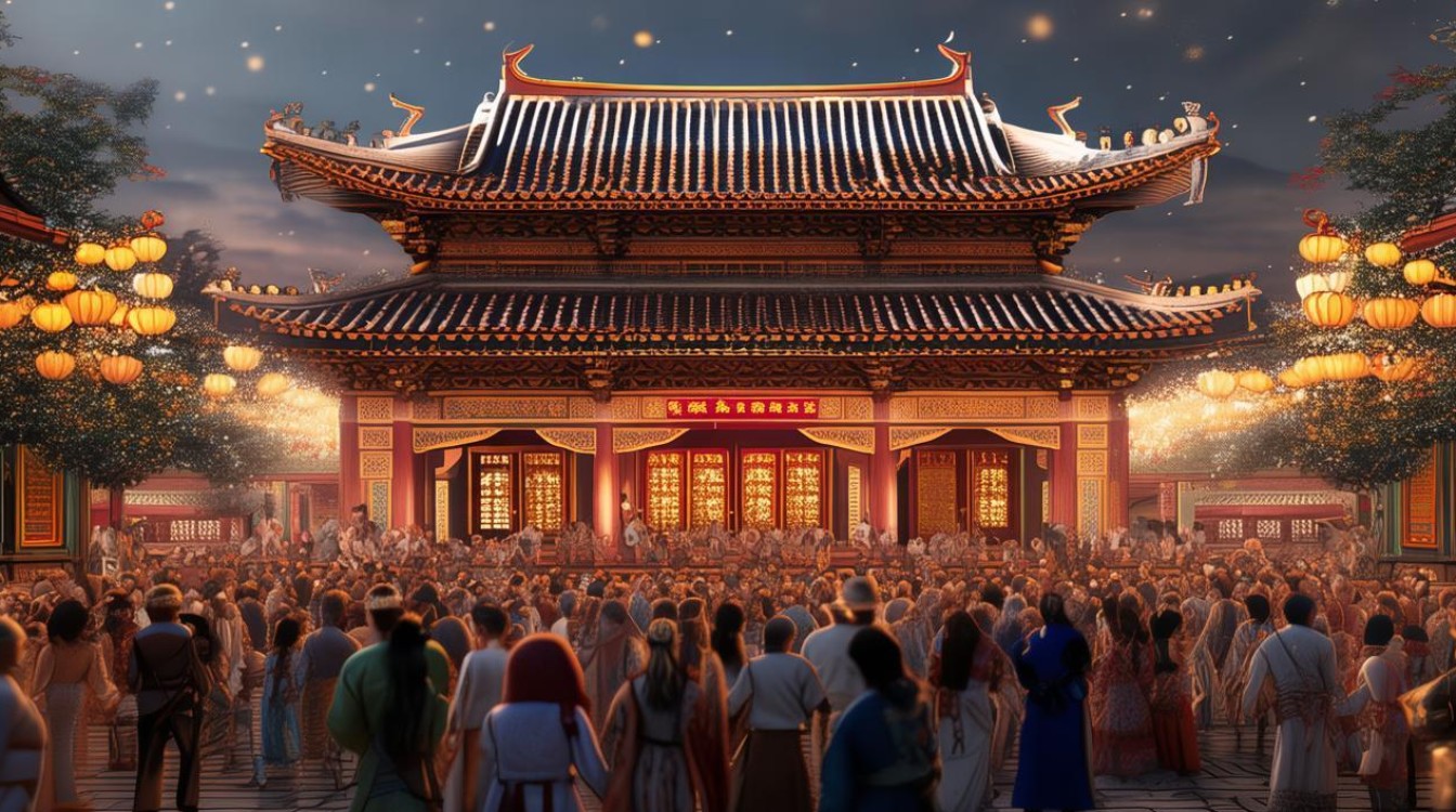 东林寺佛教晚会