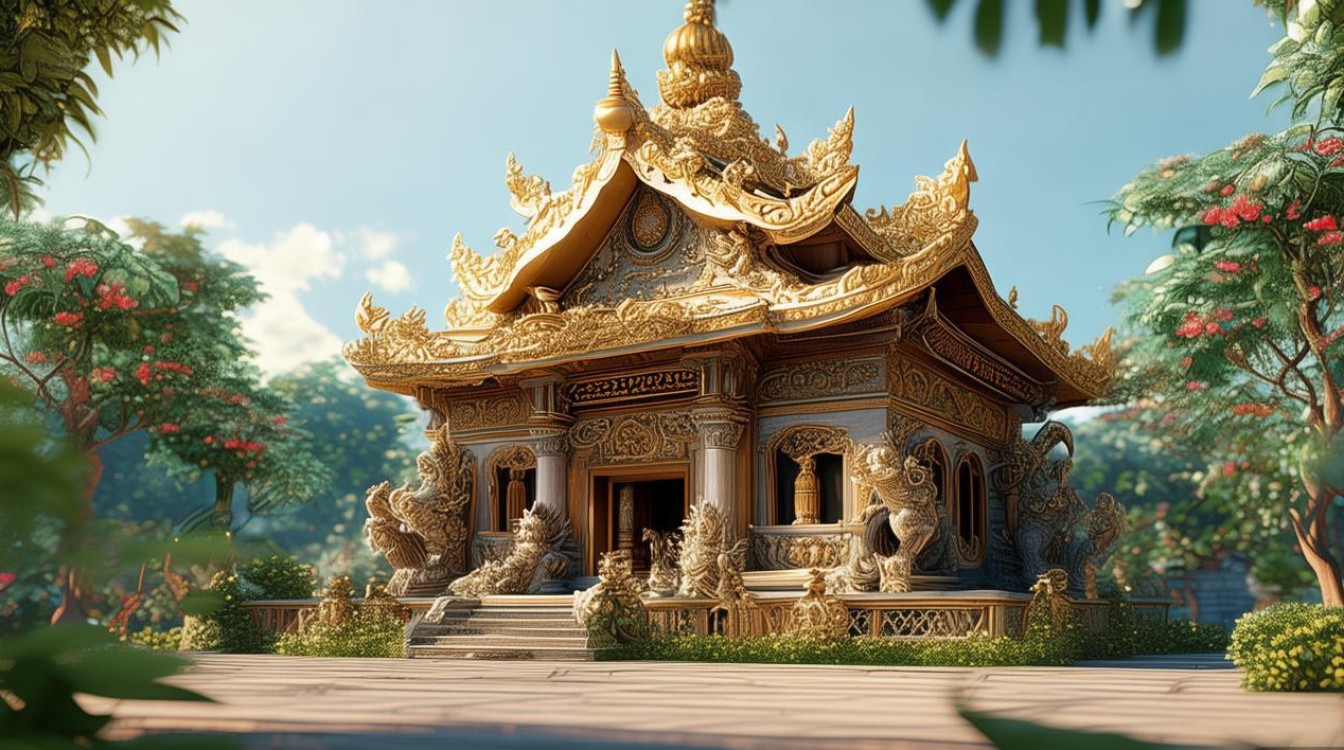 附近的吉祥寺庙