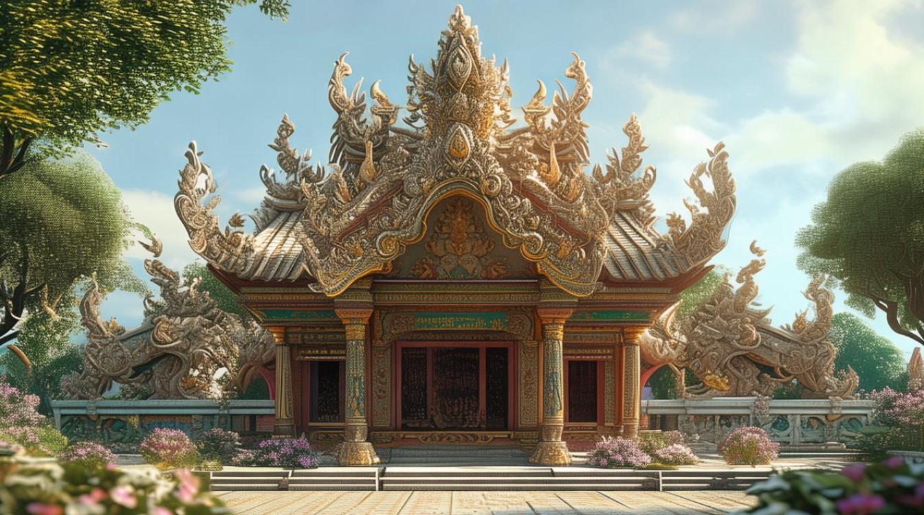 附近的吉祥寺庙