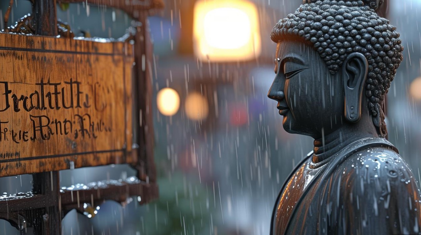 下雨感恩啥菩萨