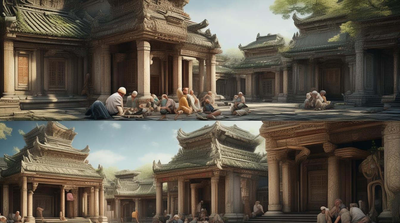 寺庙成了养老院