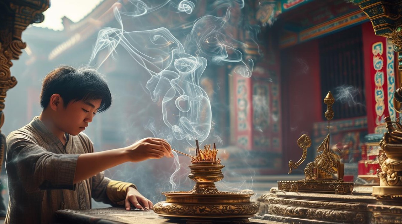 寺庙如何看香头
