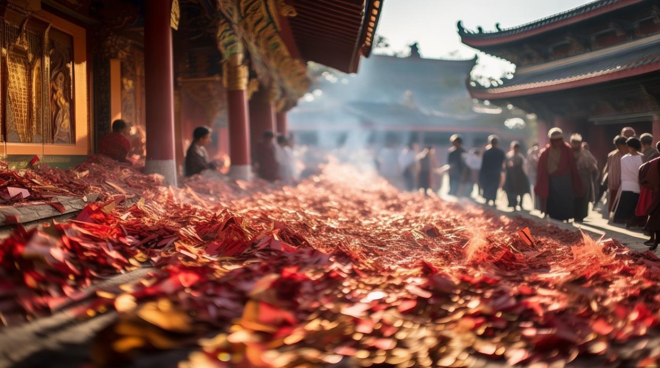 佛教寺庙烧纸