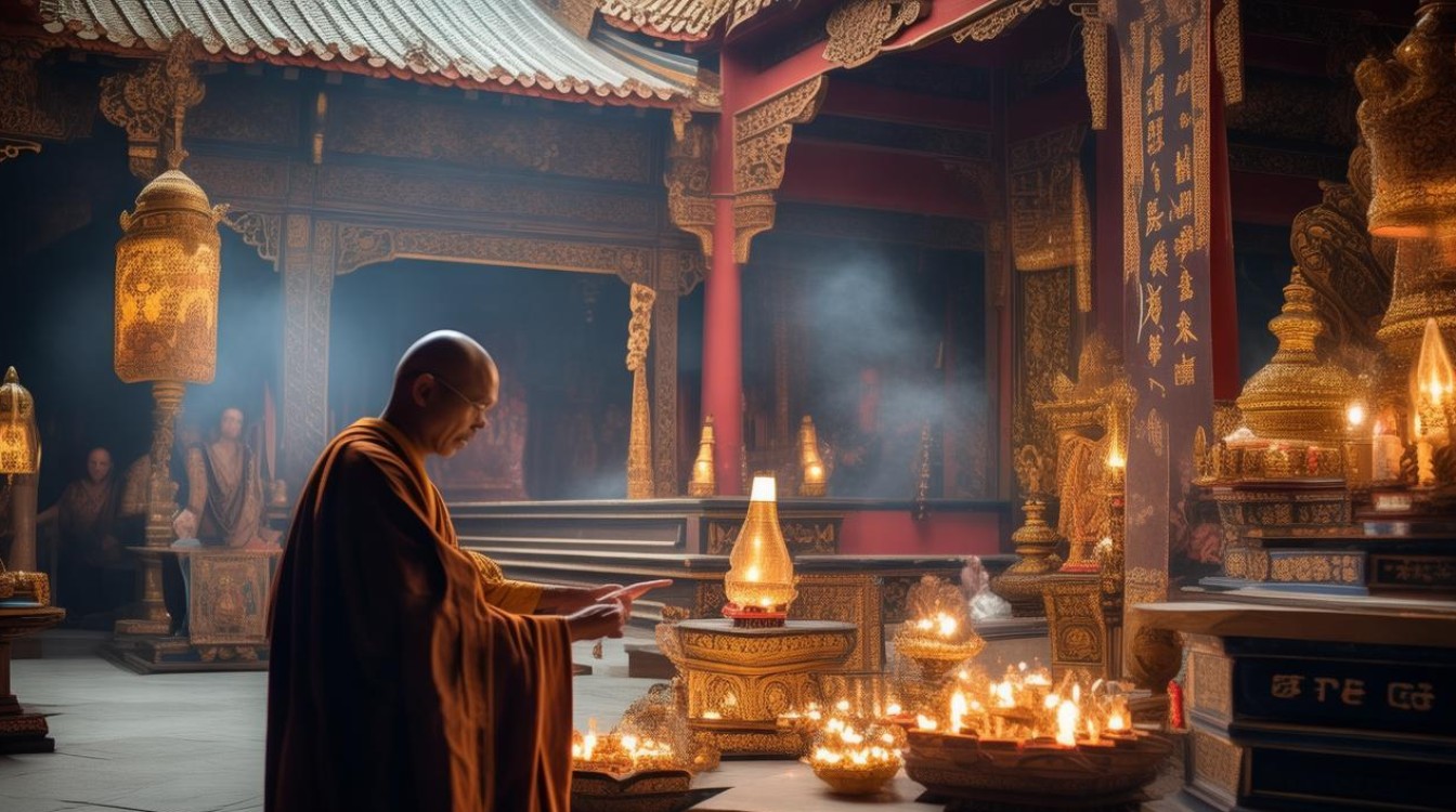 寺庙药师法会视频