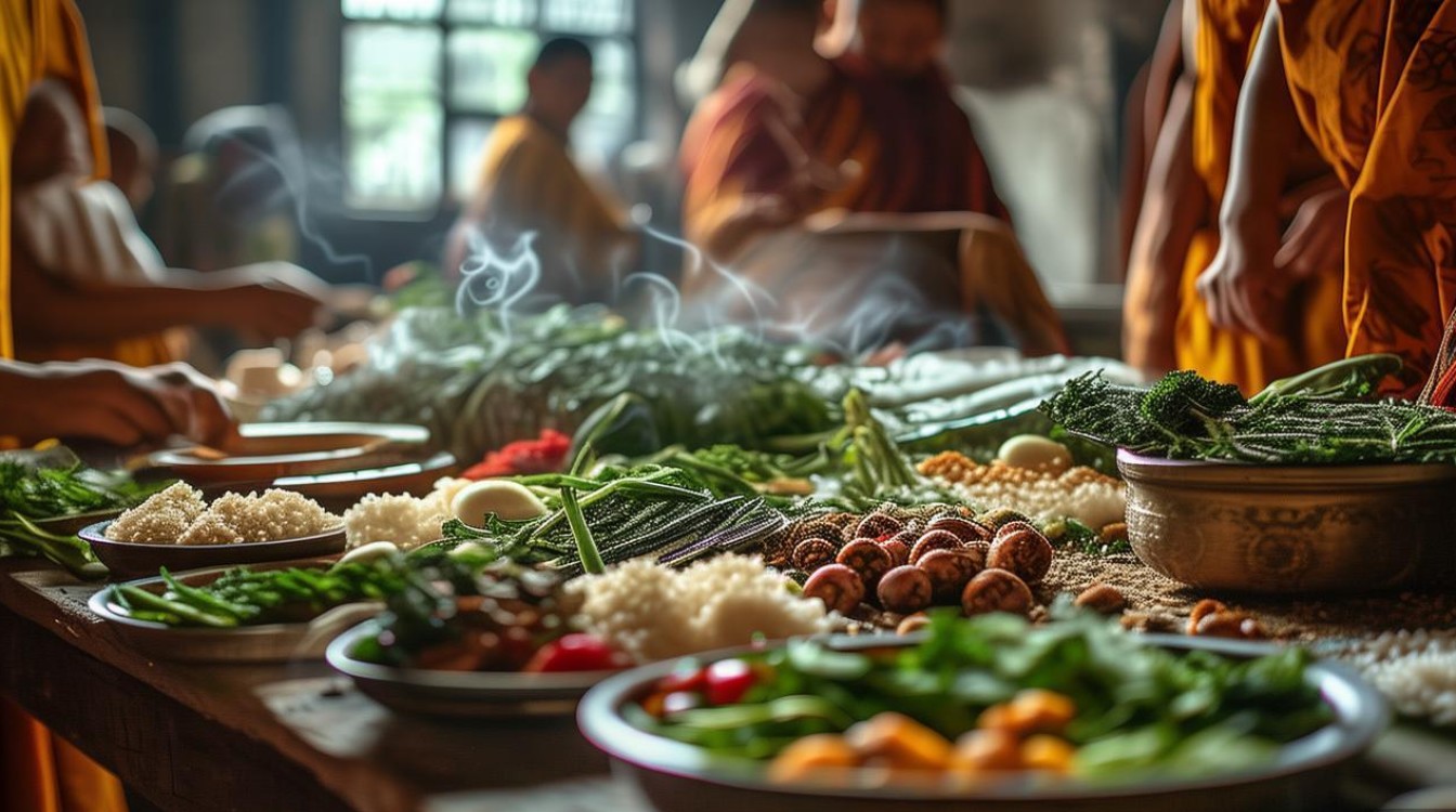 佛教准备食物