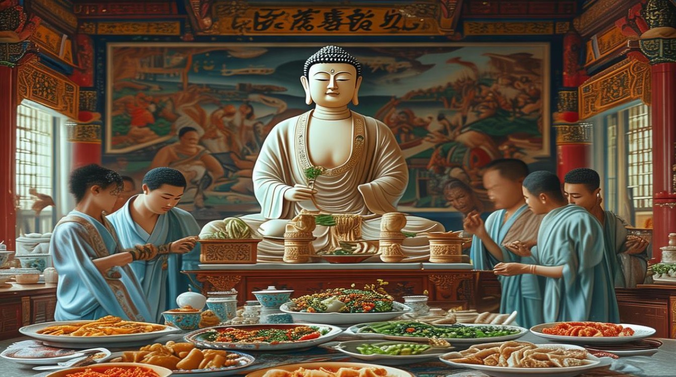 请菩萨做斋饭