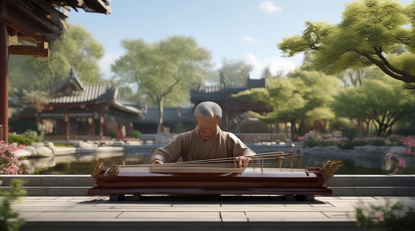 青岛妙境法师古琴