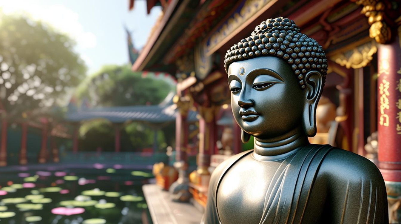 去寺庙能照佛像
