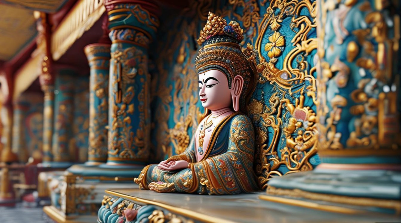寺庙药师佛供养