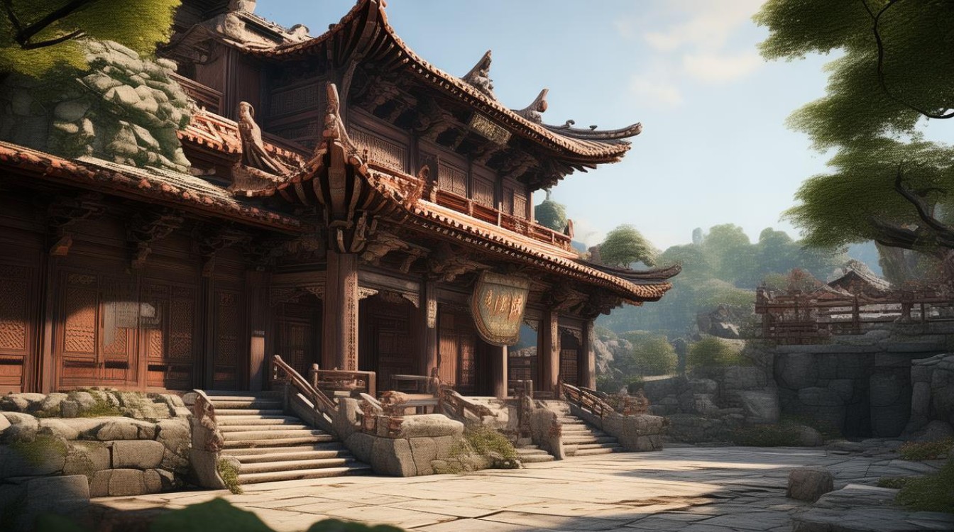终南山附近的寺庙