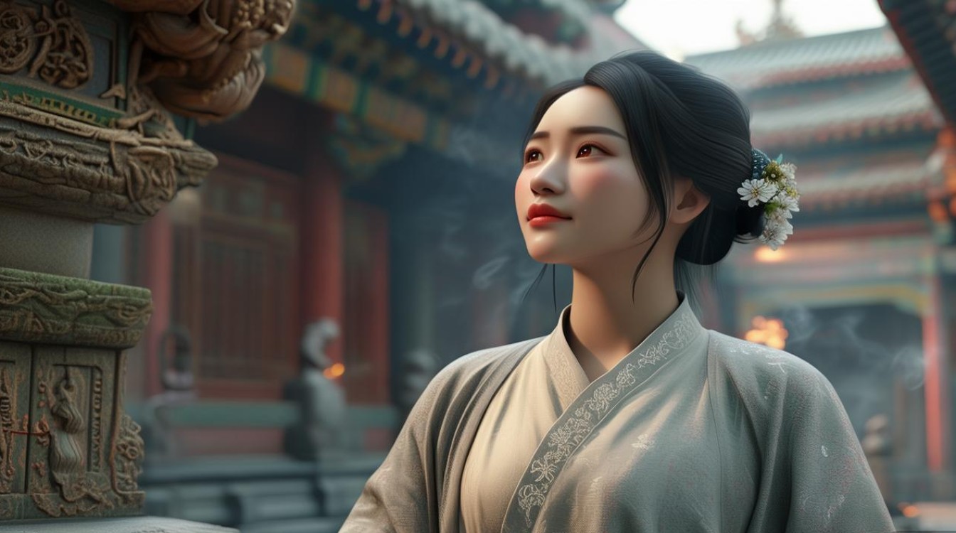 北京寺庙女生求姻缘