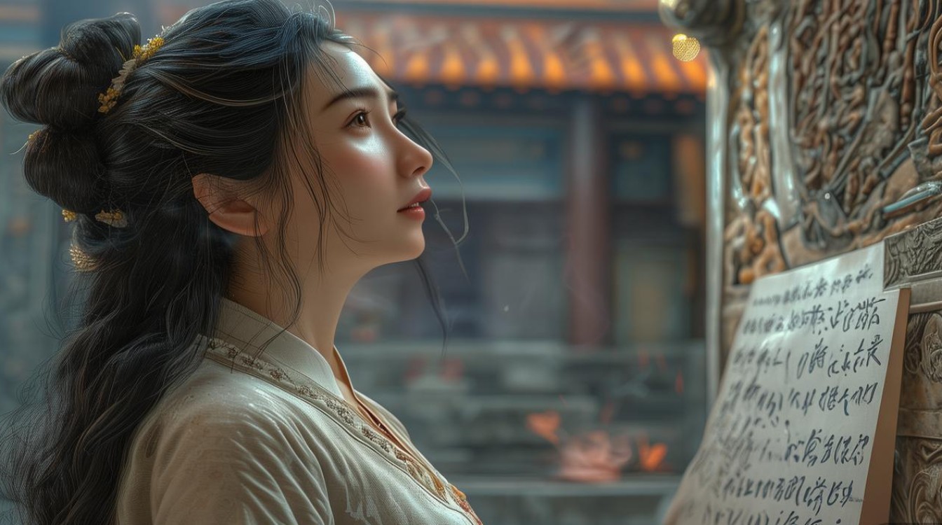 北京寺庙女生求姻缘