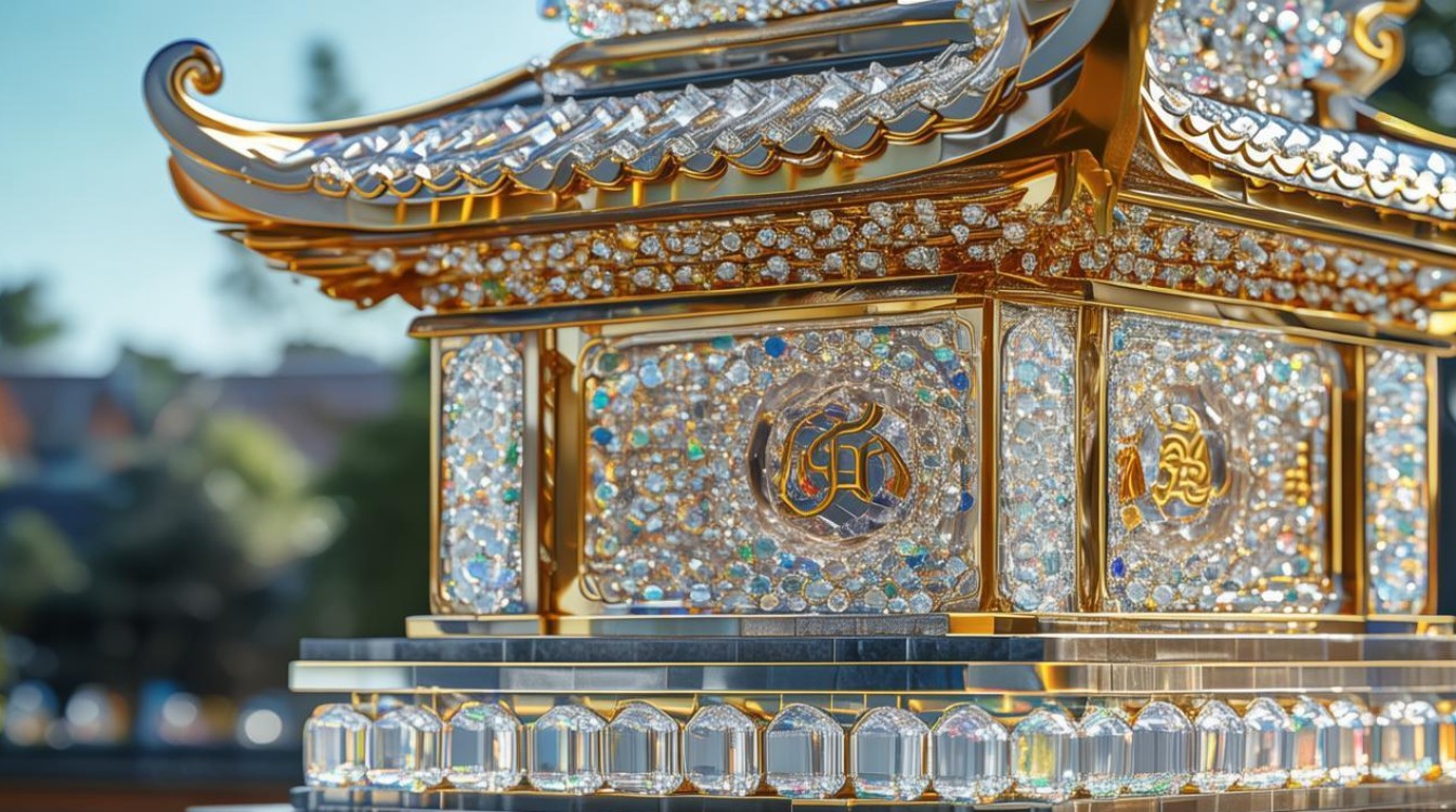 佛教水晶宝塔