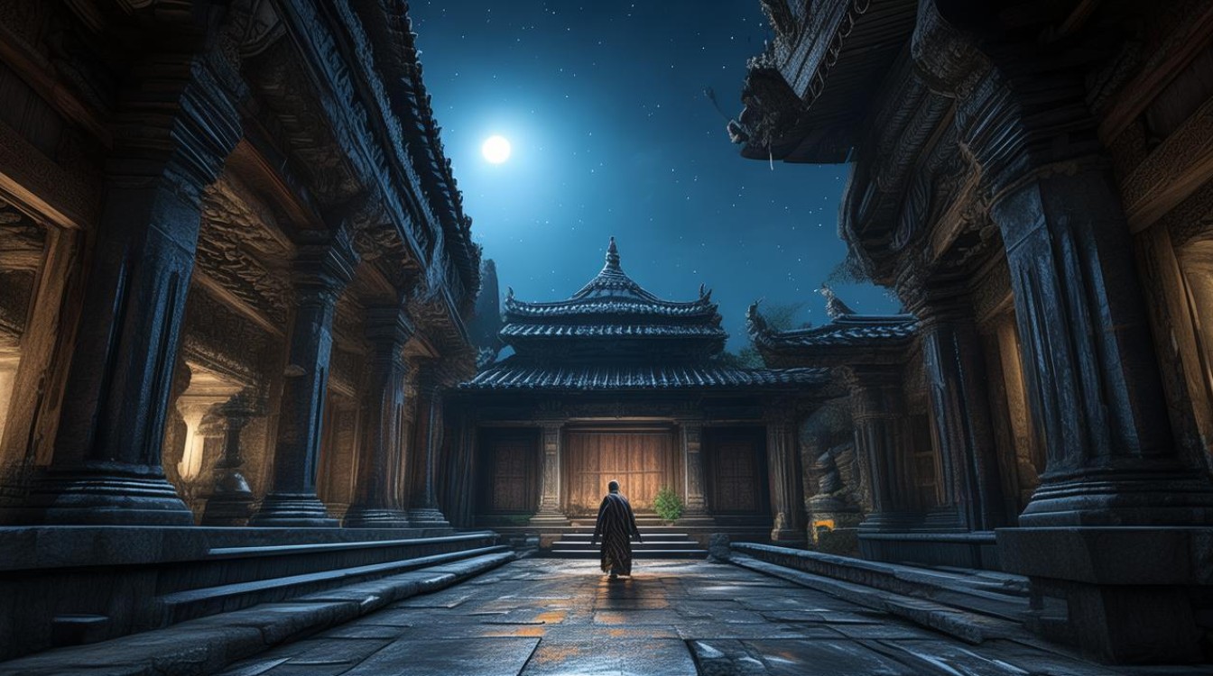 半夜听到寺庙的声音