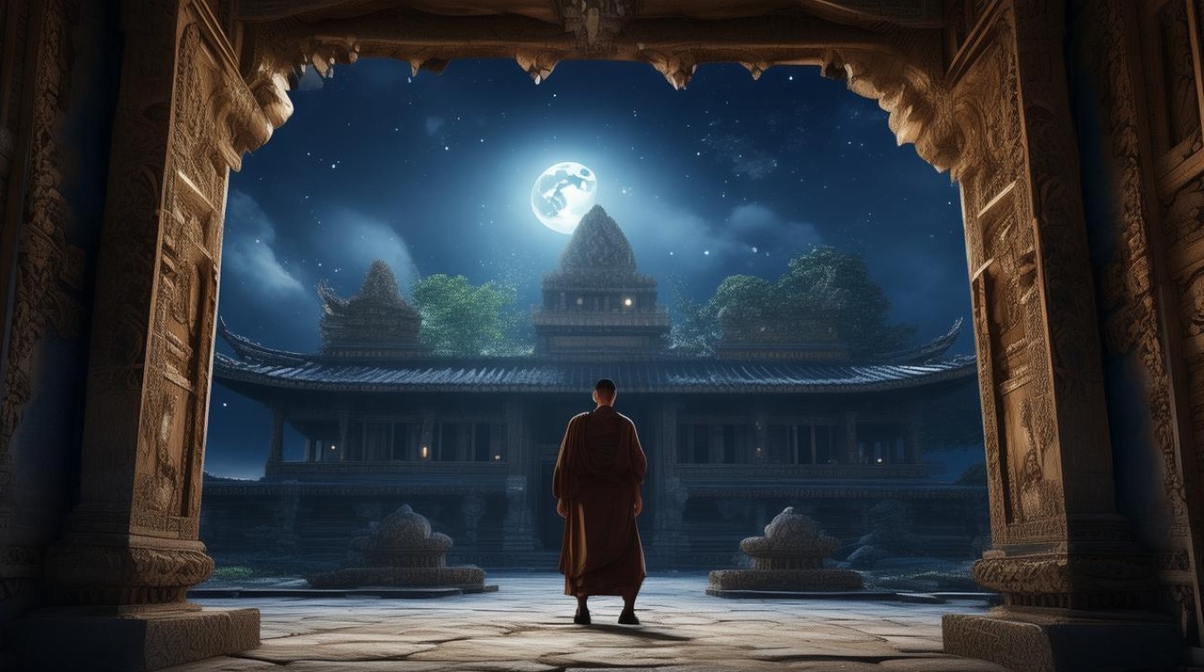 半夜听到寺庙的声音